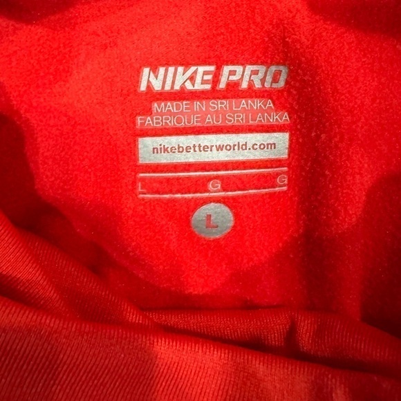 NIKE PRO Hyperwarm Hybrid Side Tie Running Top, EUC! - Picture 8 of 9